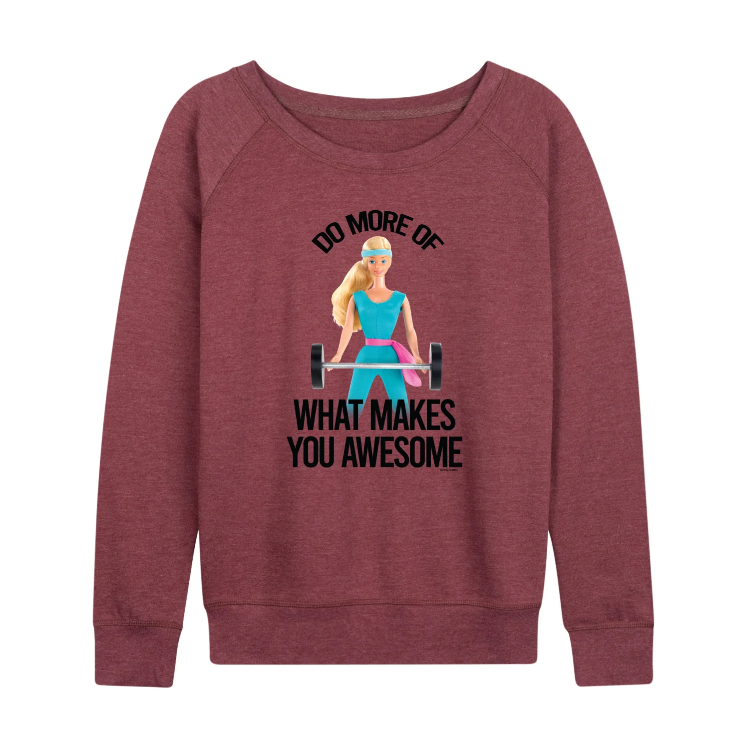 Barbie - Do More of What Makes You Awesome - Women's Lightweight French Terry Long Sleeve Shirt - Image 3