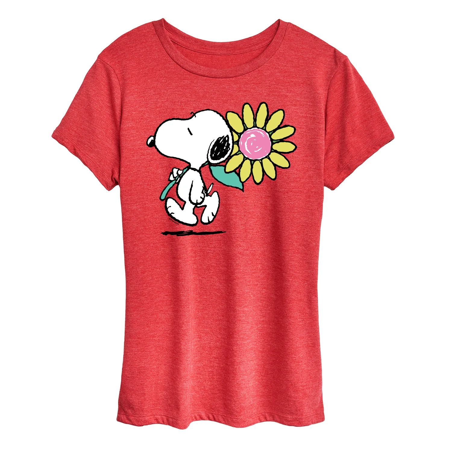 Peanuts - Snoopy Daisy - Women's Short Sleeve Graphic T-Shirt - Image 5