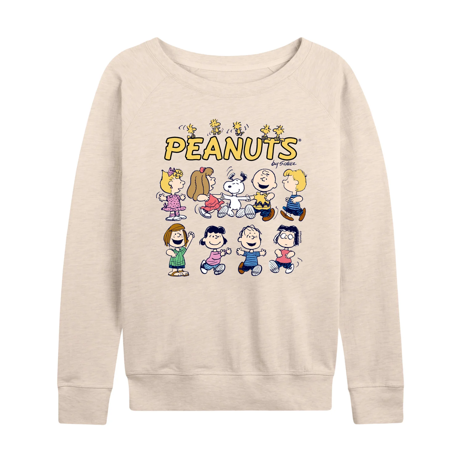 Peanuts - Peanuts Characters - Women's Lightweight French Terry Long Sleeve Shirt