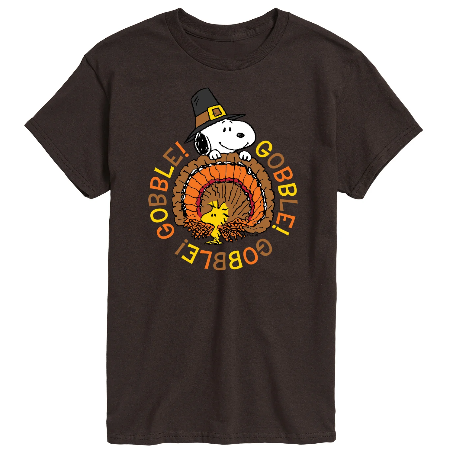 Peanuts - Gobble Gobble - Men's Short Sleeve Graphic T-Shirt - Image 5