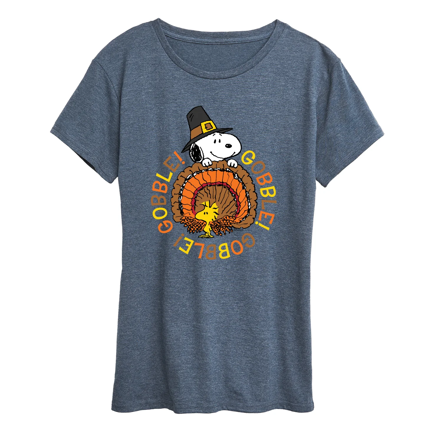 Peanuts - Gobble Gobble - Women's Short Sleeve Graphic T-Shirt - Image 3