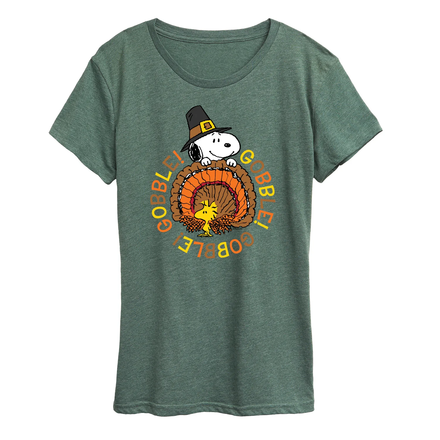 Peanuts - Gobble Gobble - Women's Short Sleeve Graphic T-Shirt - Image 6