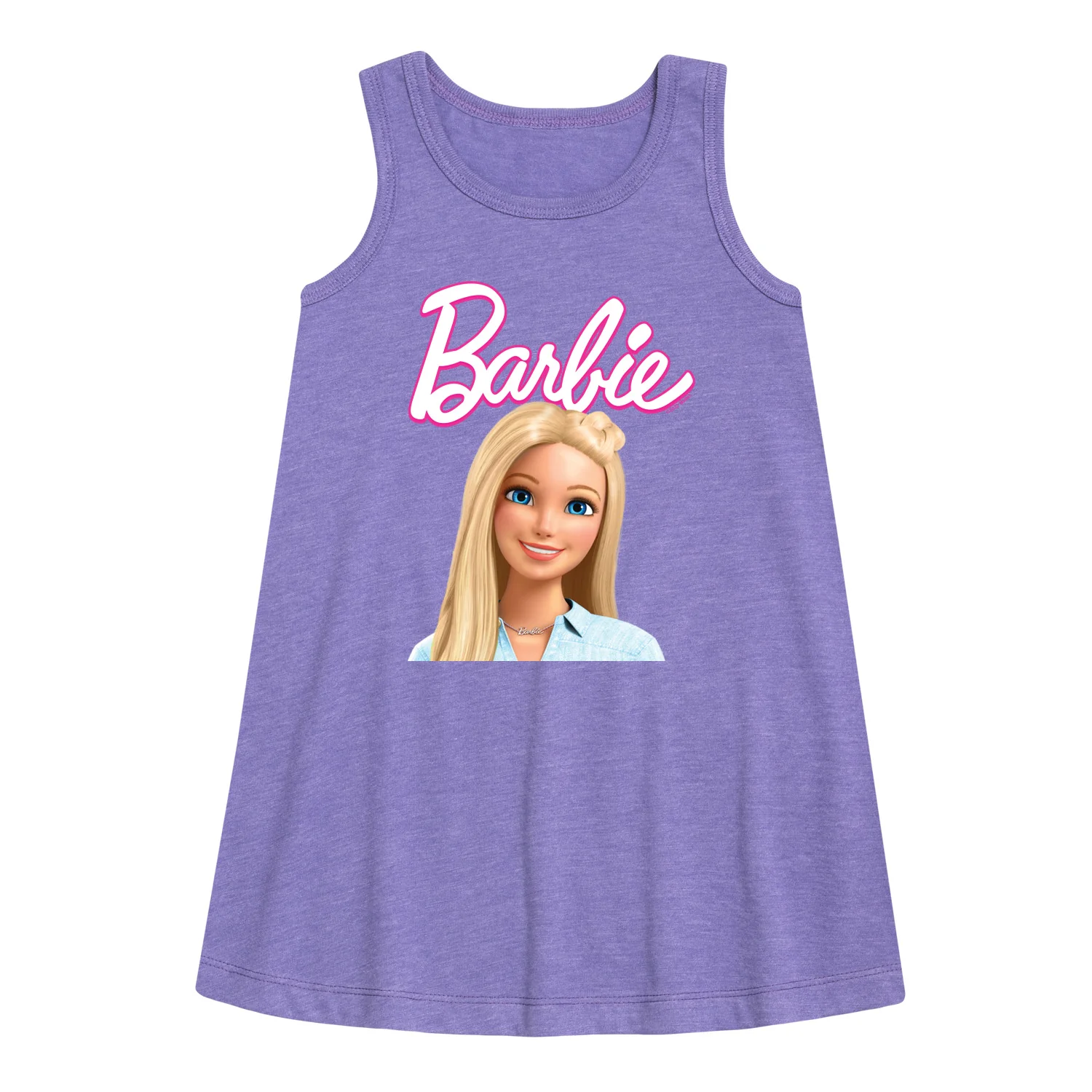 Barbie - Original Barbie - Doll - Toddler and Youth Girls A-line Dress - Image 2
