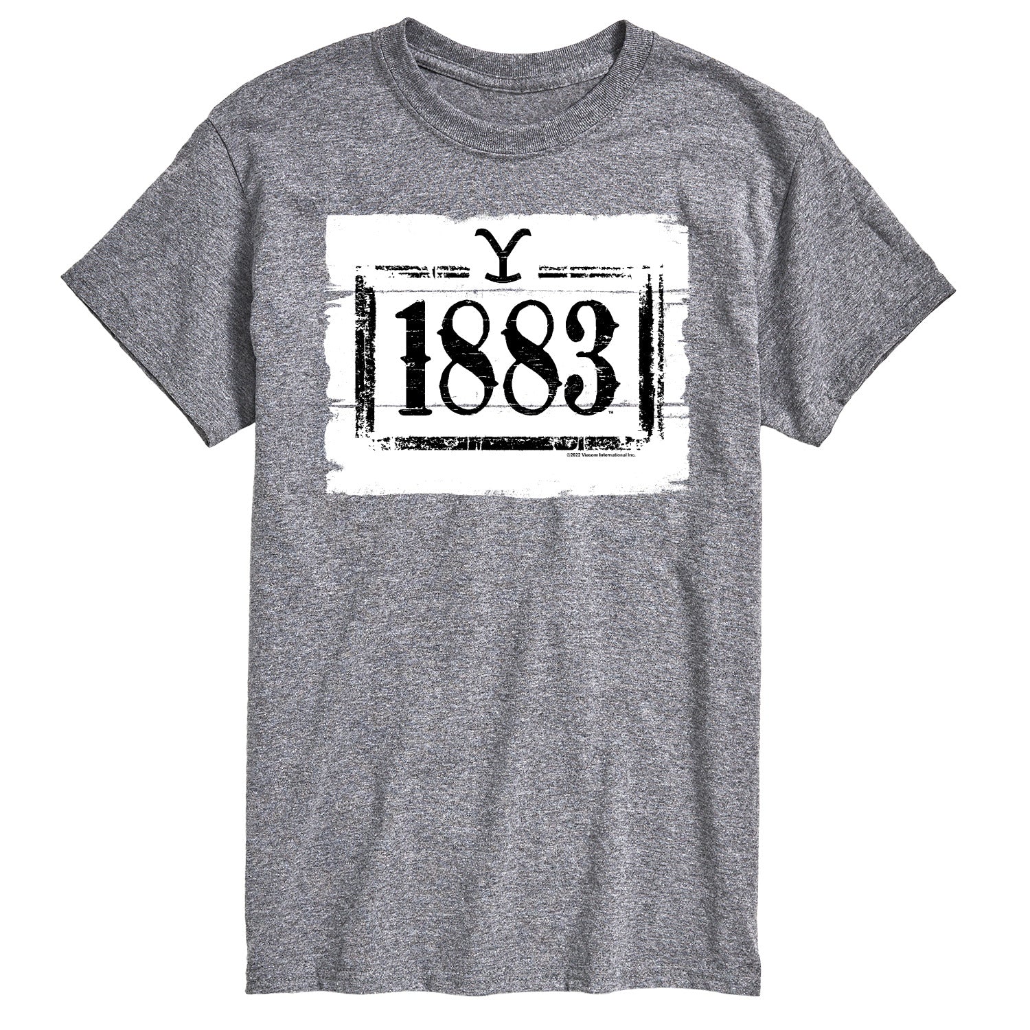 Yellowstone - 1883 Wood Sign - Men's Short Sleeve Graphic T-Shirt