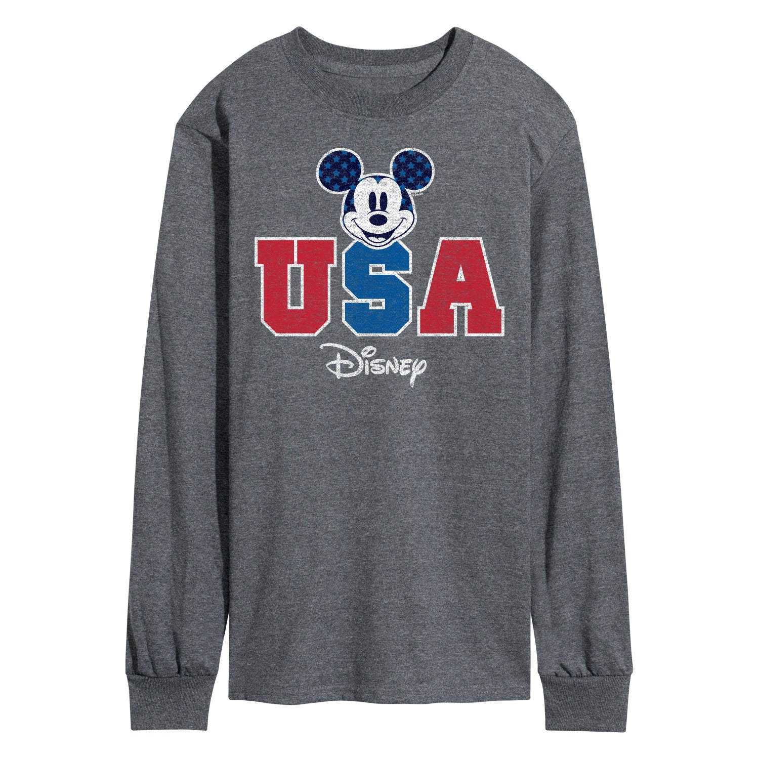 Disney - Mickey USA - Men's Long Sleeve T-Shirt - Image 3