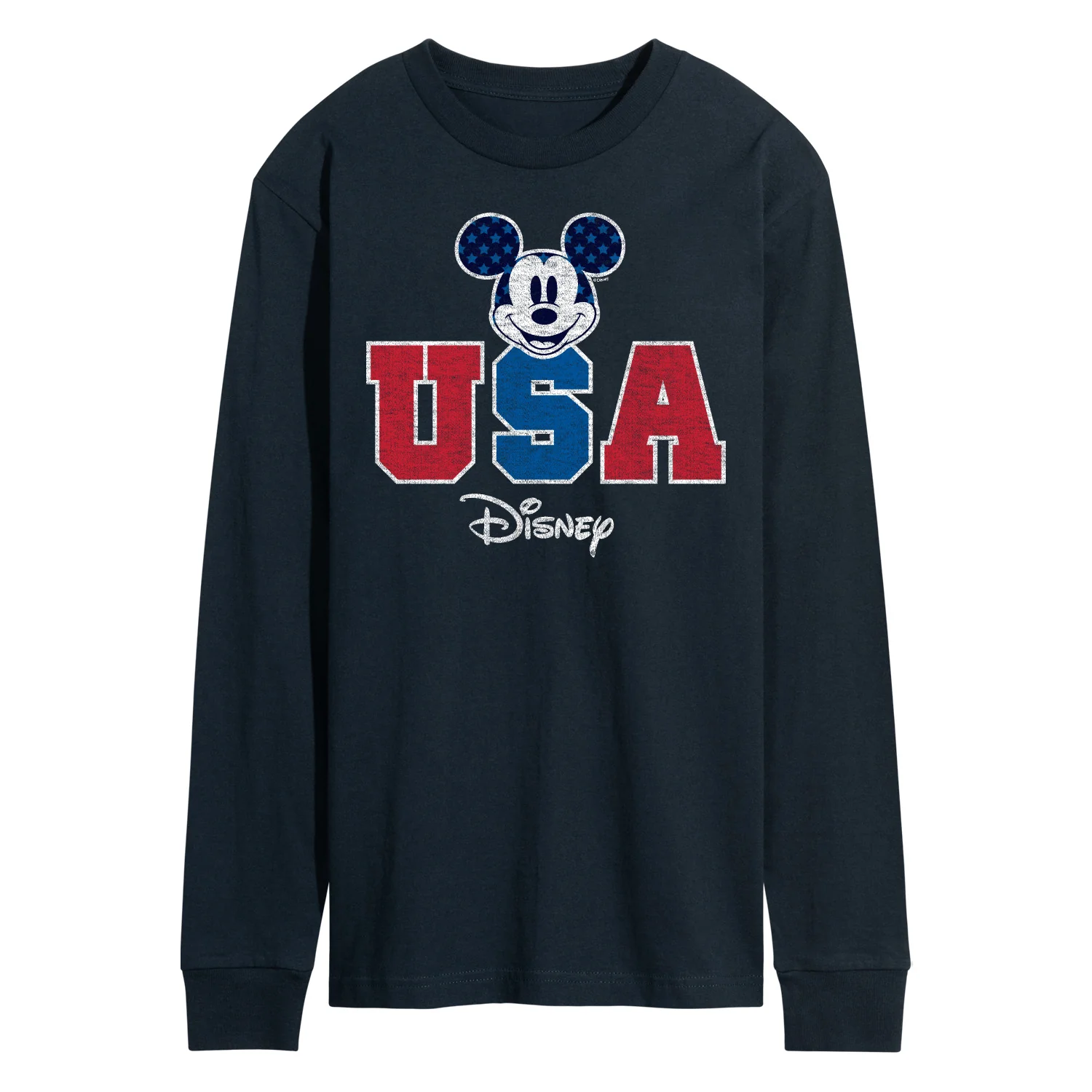 Disney - Mickey USA - Men's Long Sleeve T-Shirt - Image 4