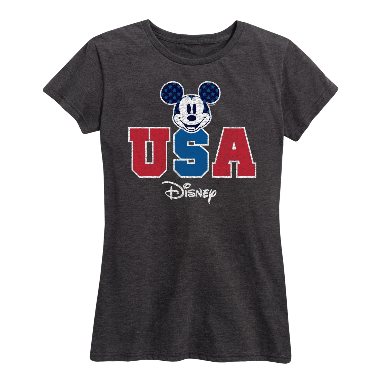 Disney - Americana - Mickey Usa - Women's Short Sleeve Graphic T-Shirt - Image 5
