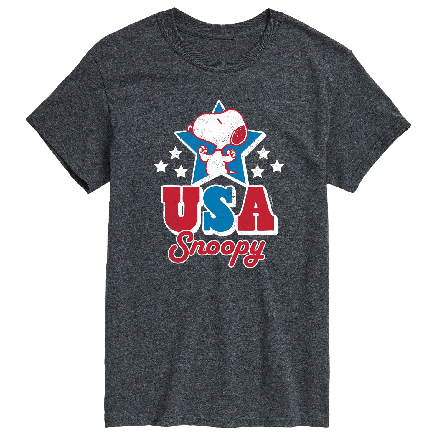 Peanuts - USA Snoopy - Men's Short Sleeve Graphic T-Shirt - Image 3