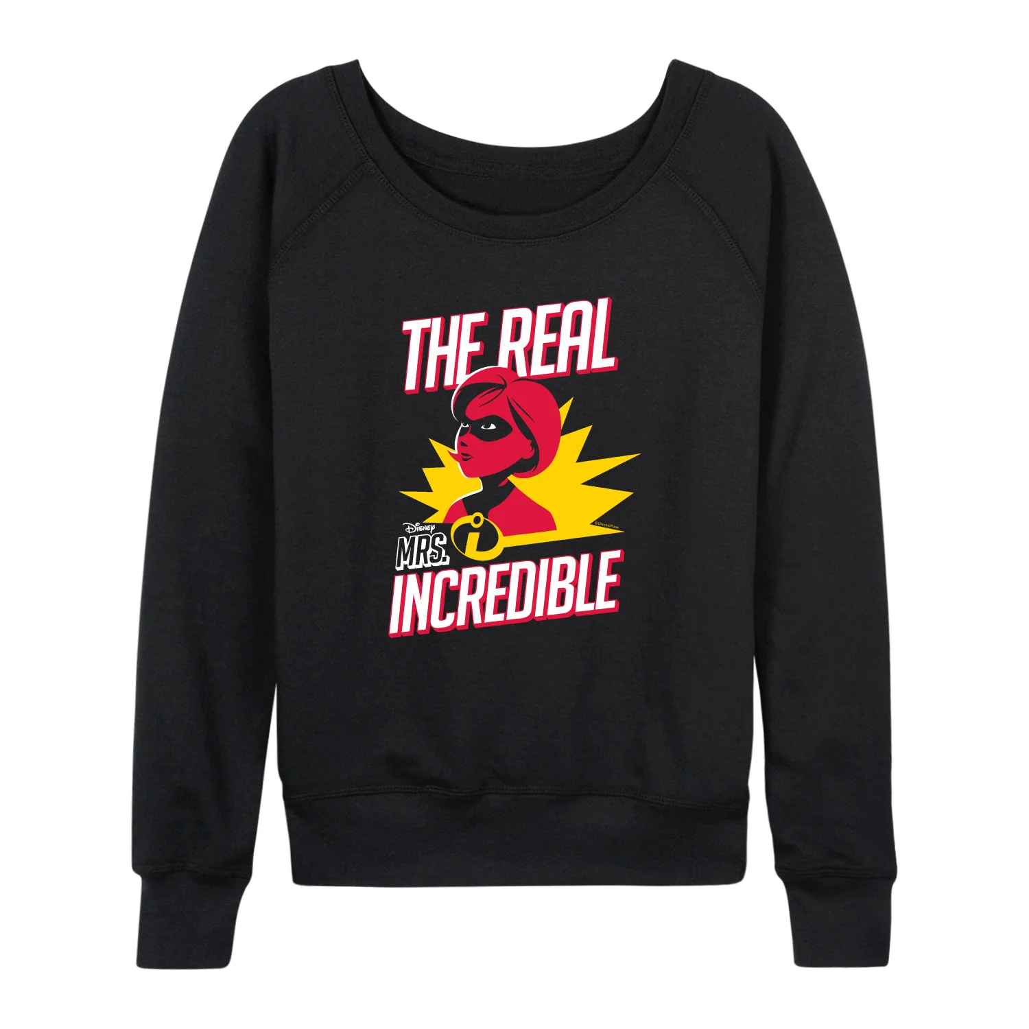 The Incredibles - The Real Mrs Incredible - Women's Lightweight French Terry Long Sleeve Shirt