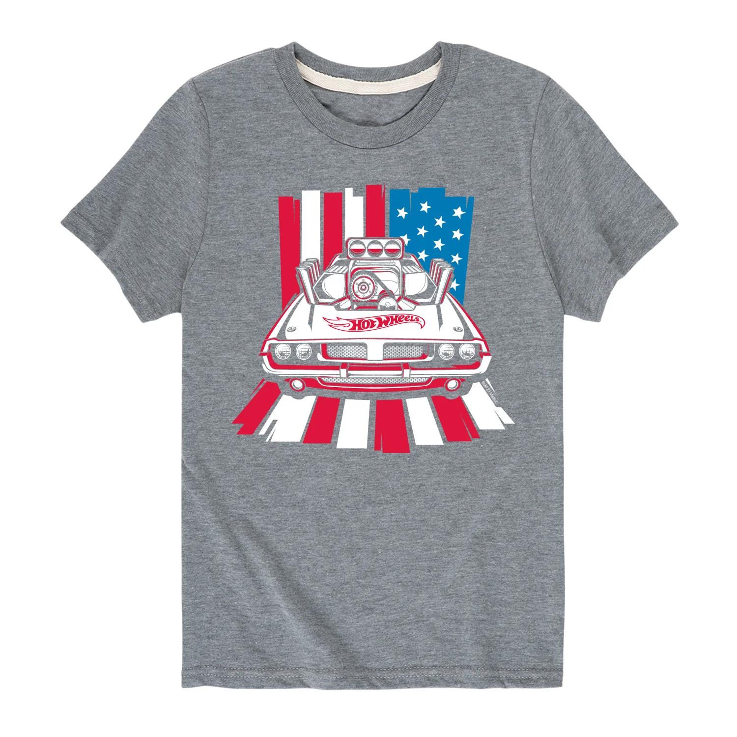 Hot Wheels - USA Stripes - Toddler And Youth Short Sleeve Graphic T-Shirt - Image 3