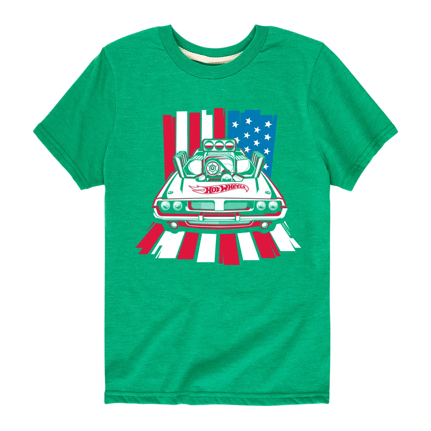 Hot Wheels - USA Stripes - Toddler And Youth Short Sleeve Graphic T-Shirt - Image 4