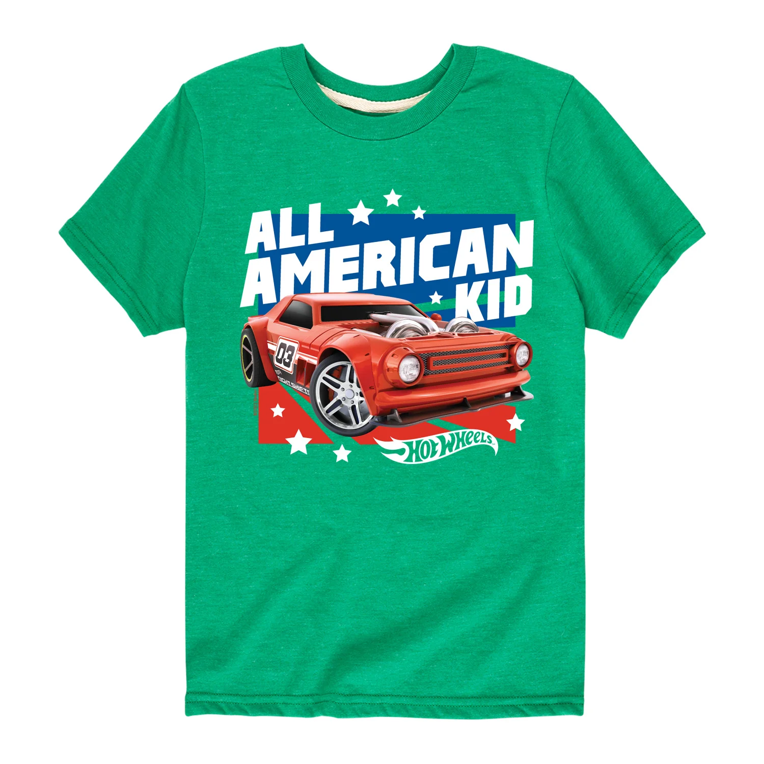 Hot Wheels - All American Kid - Toddler And Youth Short Sleeve Graphic T-Shirt - Image 3