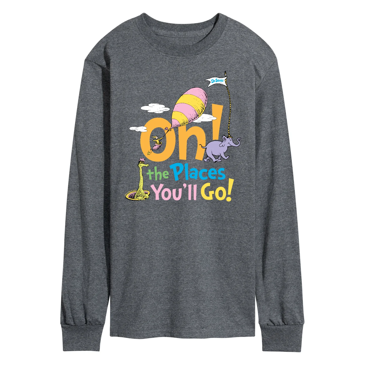 Dr. Seuss - Oh! The Places You'll Go - Men's Long Sleeve T-Shirt - Image 3