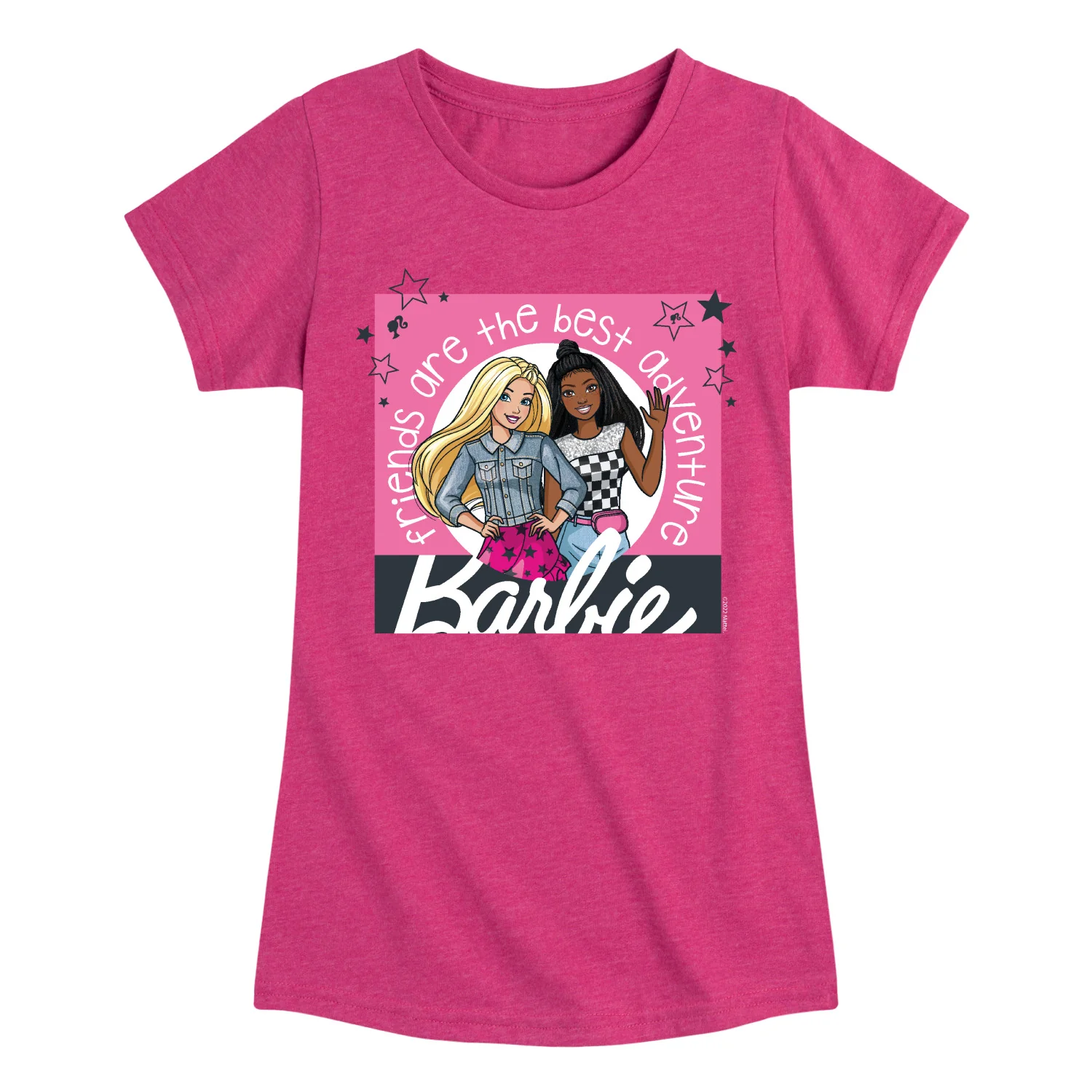 Barbie - Best Friends - Friends Are the Best Adventure - Toddler And Youth Girls Raglan Graphic T-Shirt - Image 2