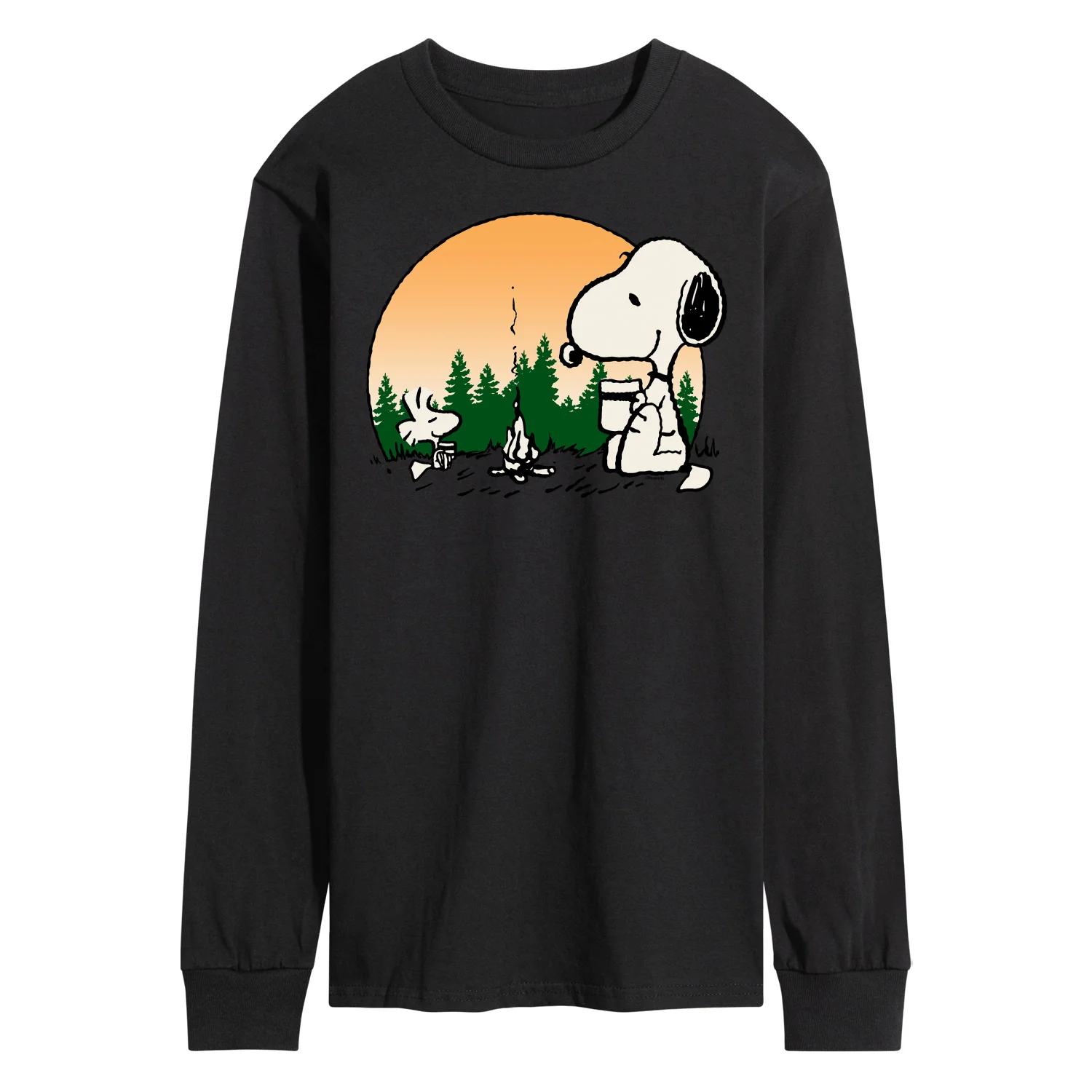 Peanuts - Campfire Mugs - Men's Long Sleeve T-Shirt - Image 2