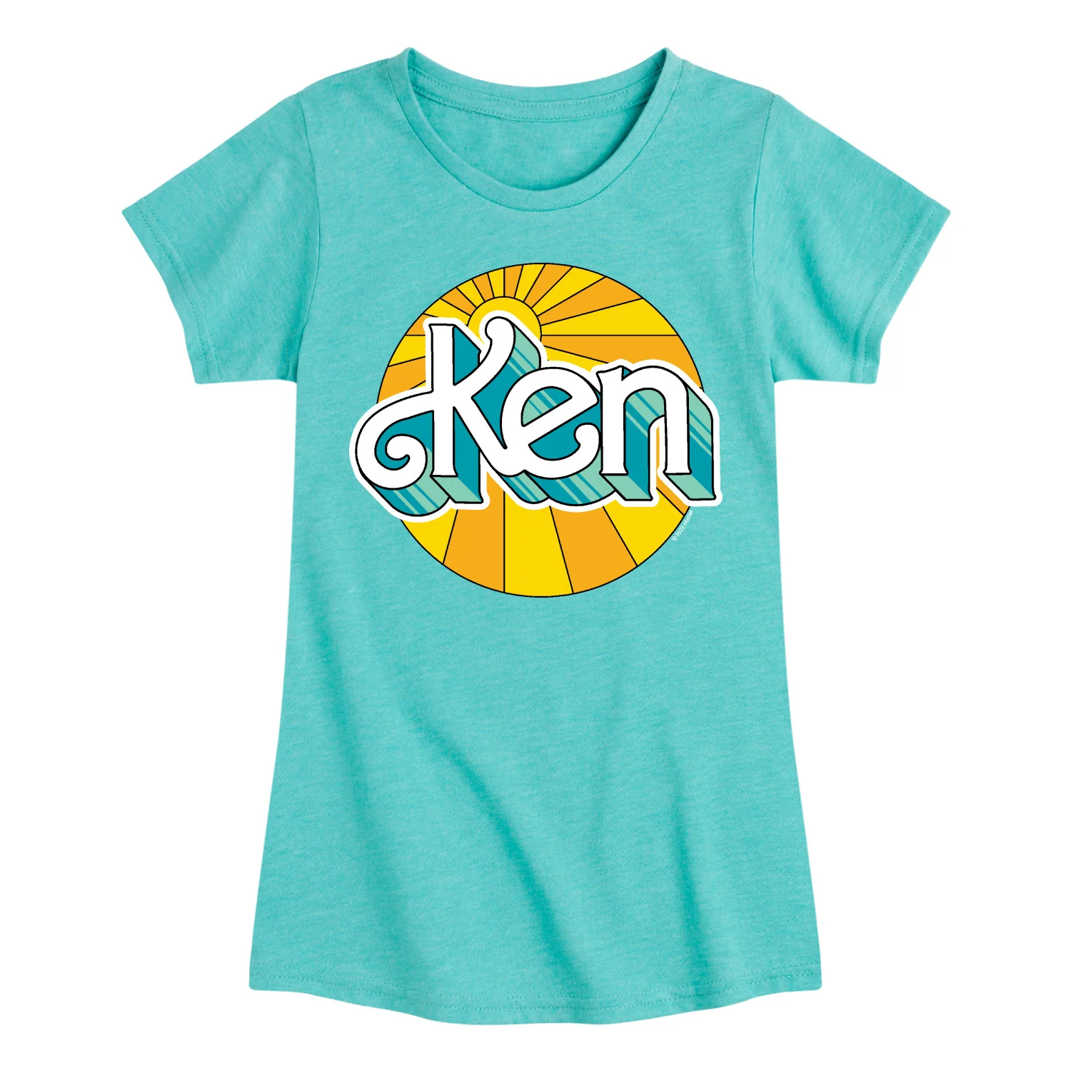 Barbie - Ken - Sun Shining Bright - Toddler And Youth Girls Raglan Graphic T-Shirt - Image 5