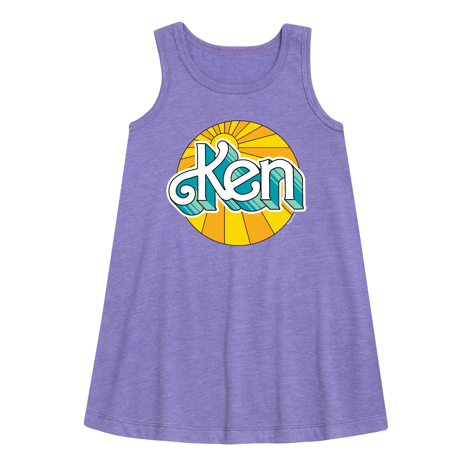 Barbie - Ken - Sun Shining Bright - Toddler and Youth Girls A-line Dress - Image 2