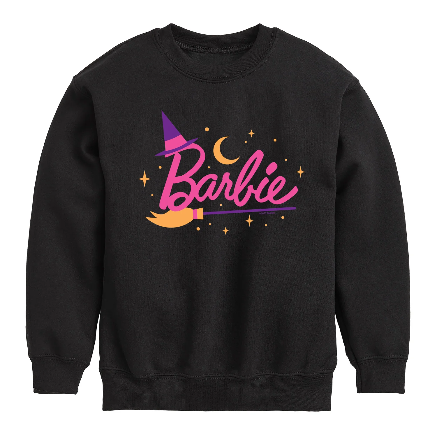 Barbie - Barbie Witch Logo - Toddler And Youth Crewneck Fleece Sweatshirt - Image 2