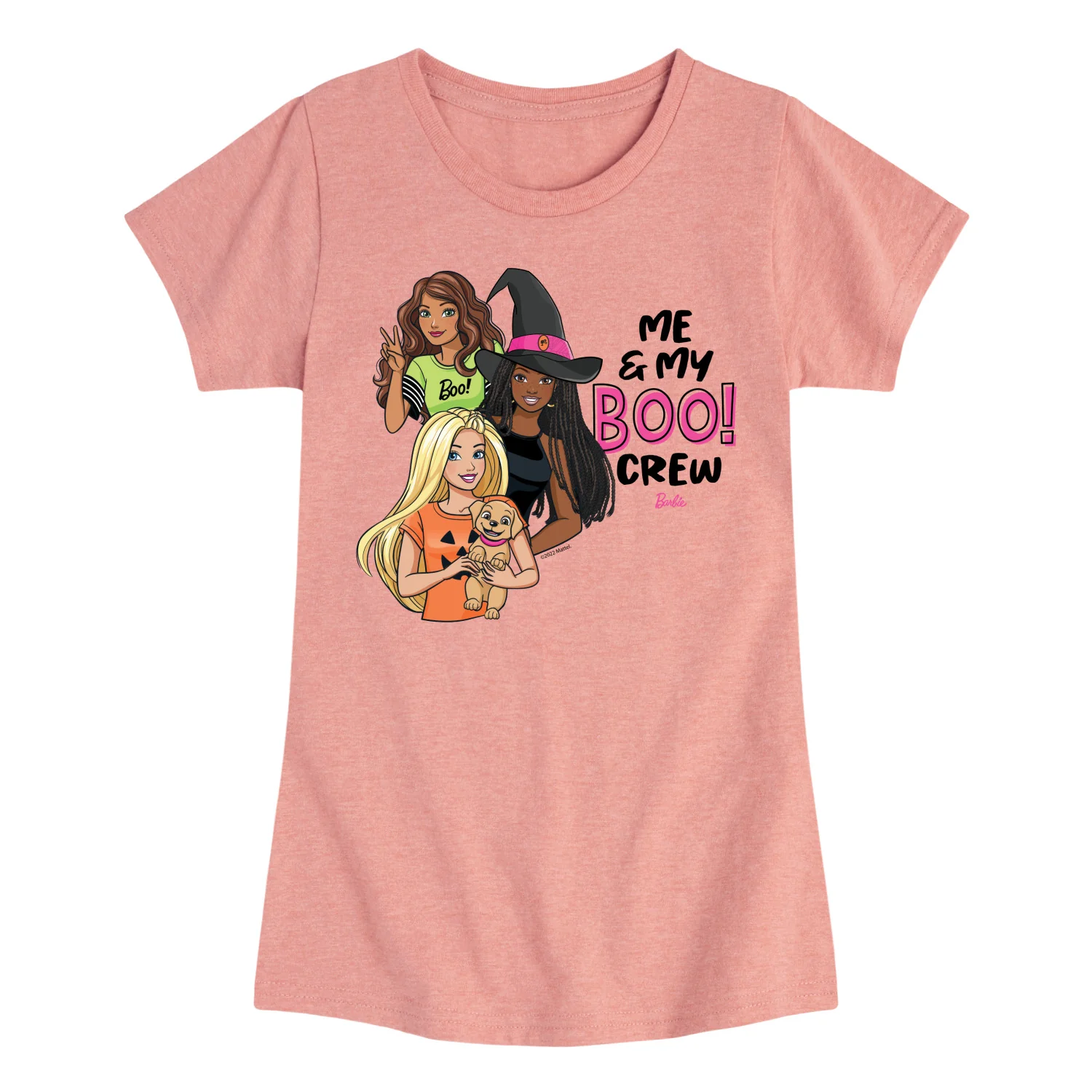 Barbie - Me and My Boo Crew - Toddler And Youth Girls Short Sleeve Graphic T-Shirt
