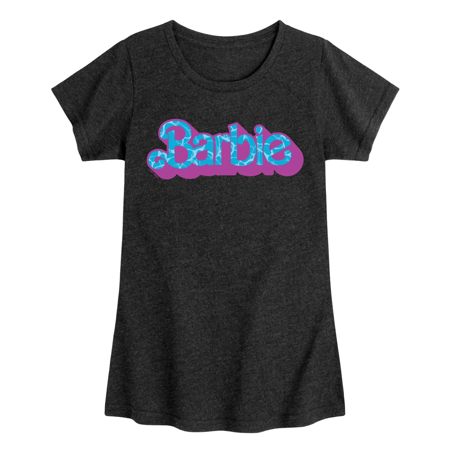 Barbie - Pool Water Reflection - Toddler And Youth Girls Raglan Graphic T-Shirt - Image 2