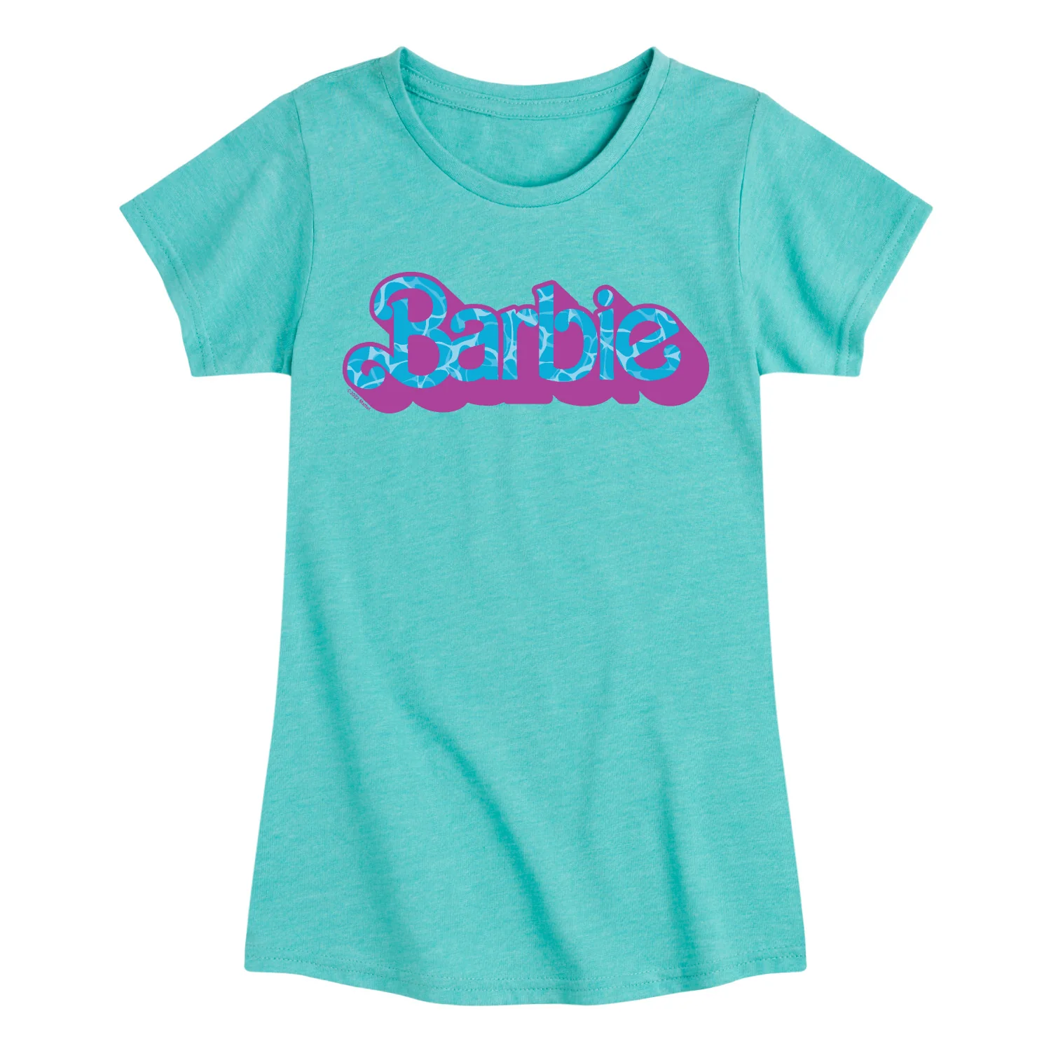 Barbie - Pool Water Reflection - Toddler And Youth Girls Raglan Graphic T-Shirt - Image 5