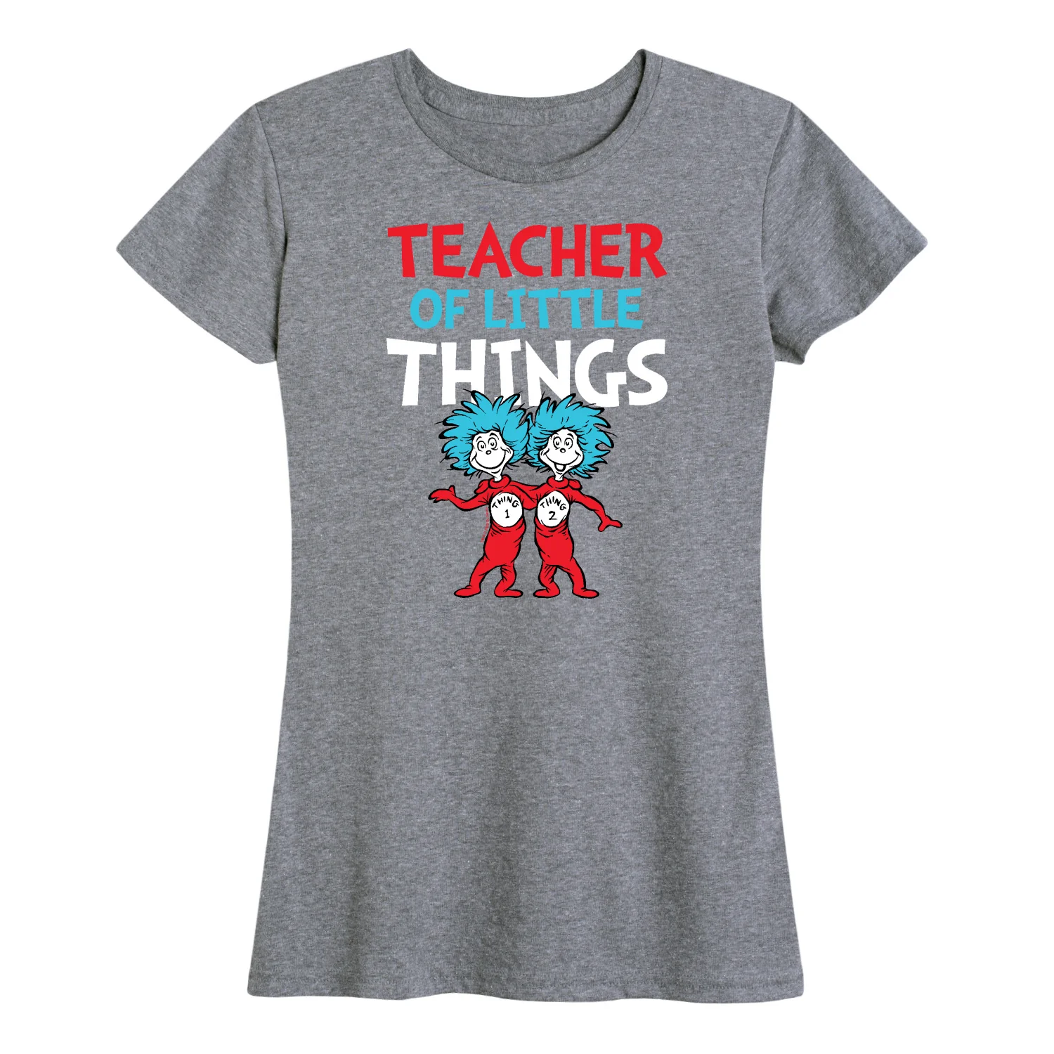 Dr. Seuss - Teacher Of Little Things - Women's Short Sleeve Graphic T-Shirt - Image 4