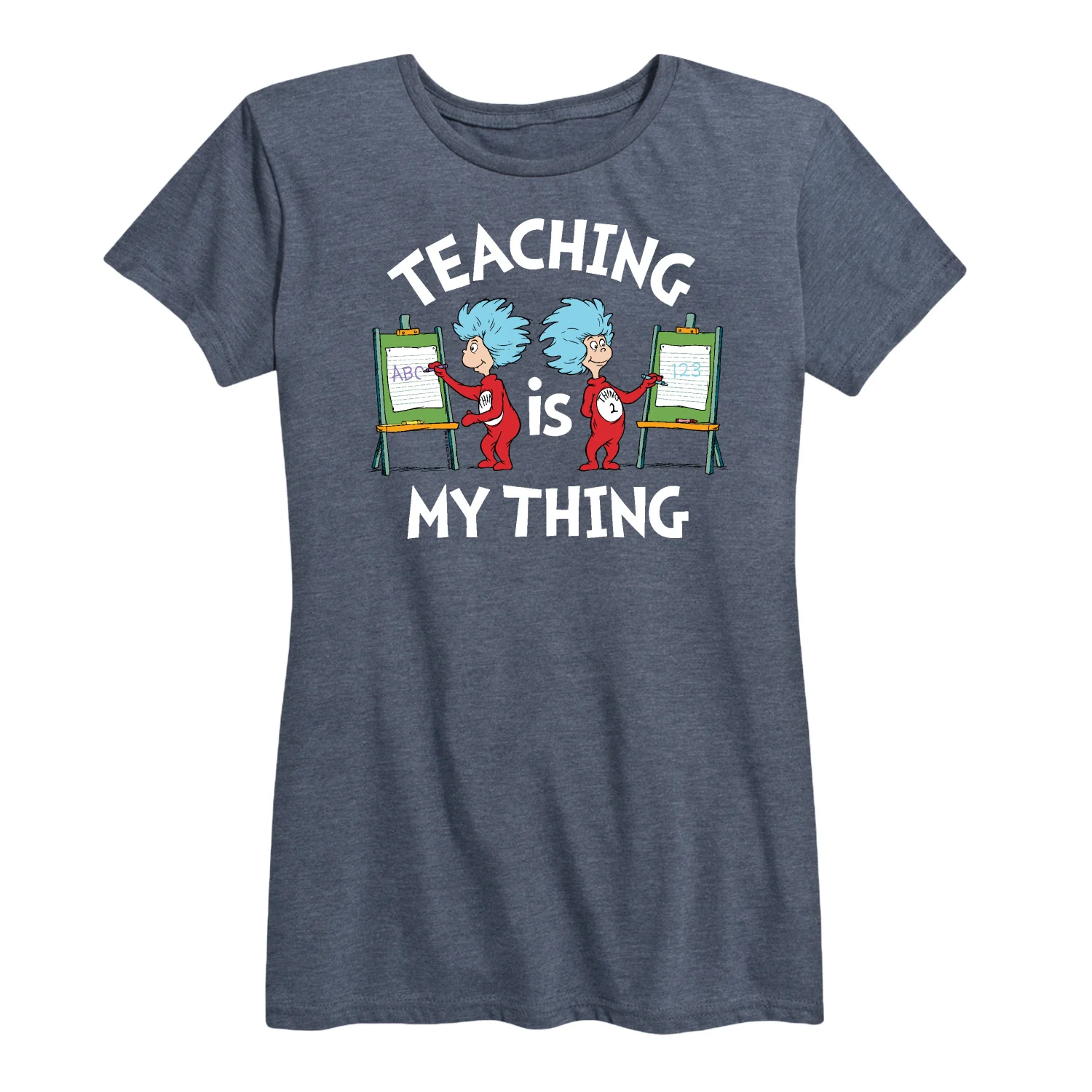 Dr. Seuss - Teaching Is My Thing - Women's Short Sleeve Graphic T-Shirt - Image 3