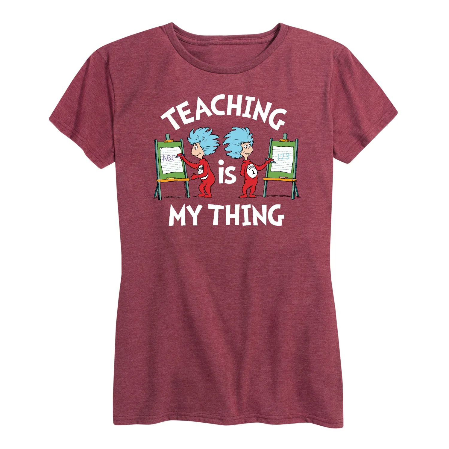 Dr. Seuss - Teaching Is My Thing - Women's Short Sleeve Graphic T-Shirt - Image 6