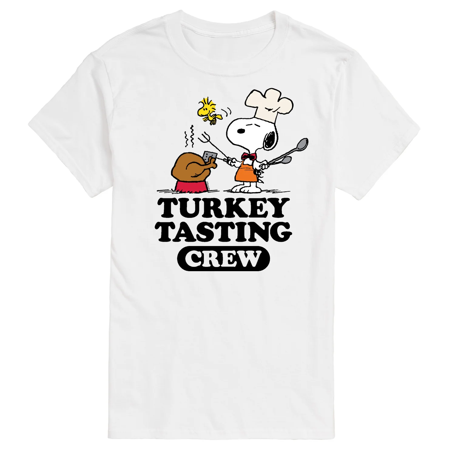 Peanuts - Turkey Tasting Crew - Men's Short Sleeve Graphic T-Shirt