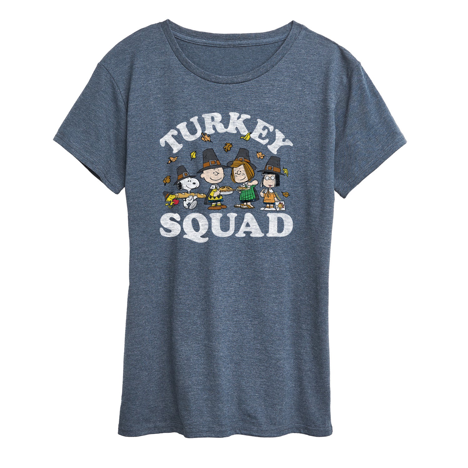 Peanuts - Turkey Squad - Women's Short Sleeve Graphic T-Shirt - Image 2