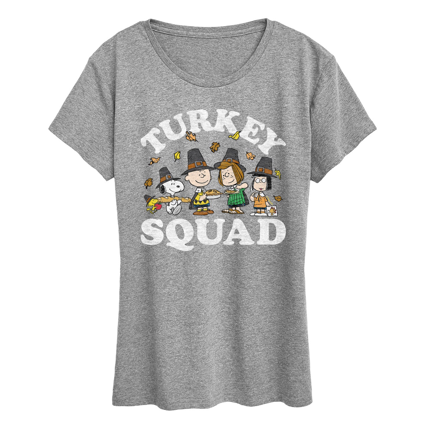 Peanuts - Turkey Squad - Women's Short Sleeve Graphic T-Shirt - Image 3
