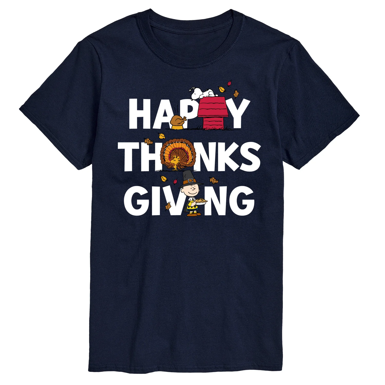Peanuts - Happy Thanksgiving Icons - Men's Short Sleeve Graphic T-Shirt - Image 8