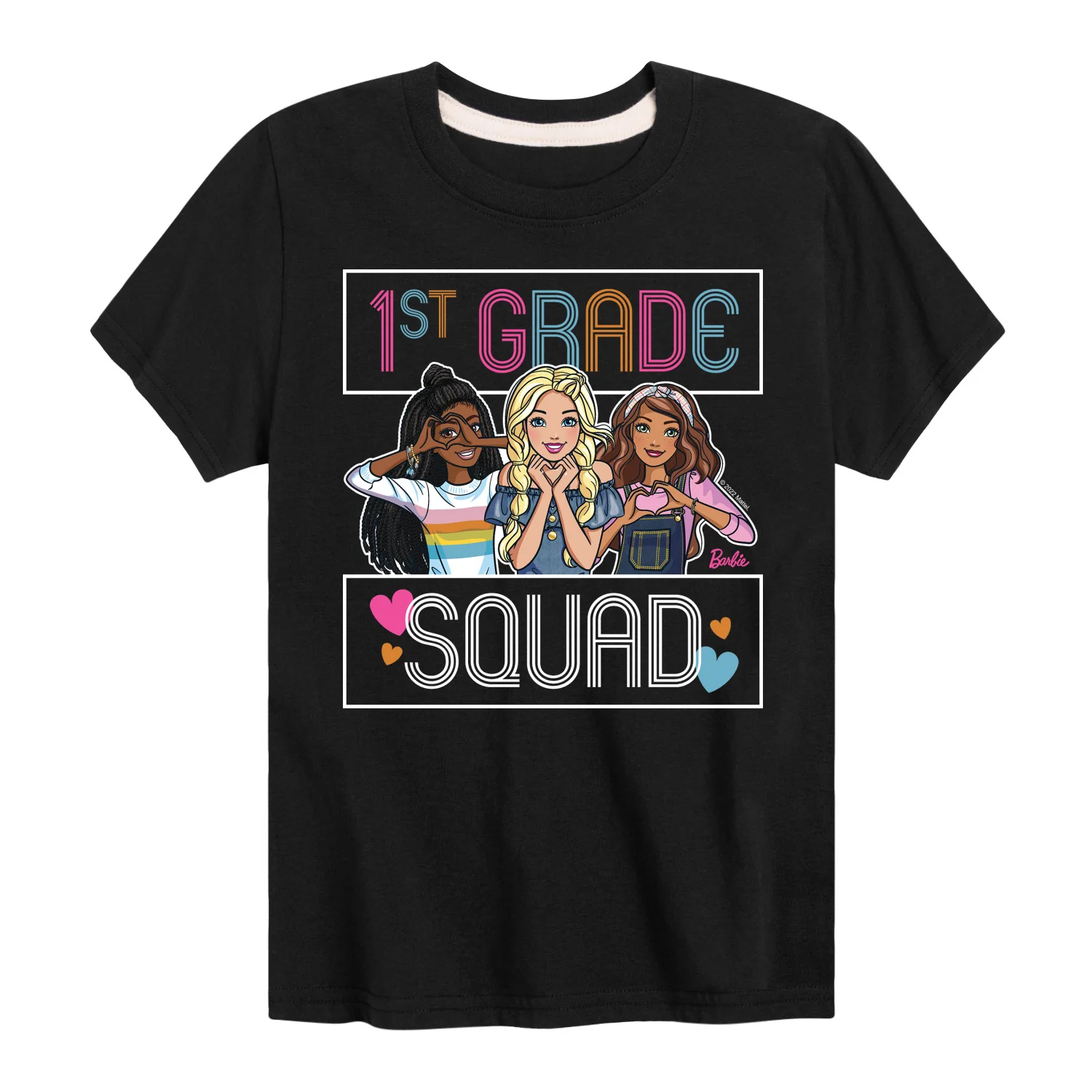Barbie - Back To School - 1st Grade Squad - Toddler And Youth Short Sleeve Graphic T-Shirt - Image 2