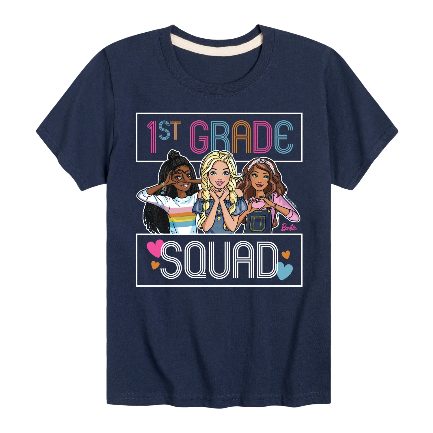 Barbie - Back To School - 1st Grade Squad - Toddler And Youth Short Sleeve Graphic T-Shirt - Image 5