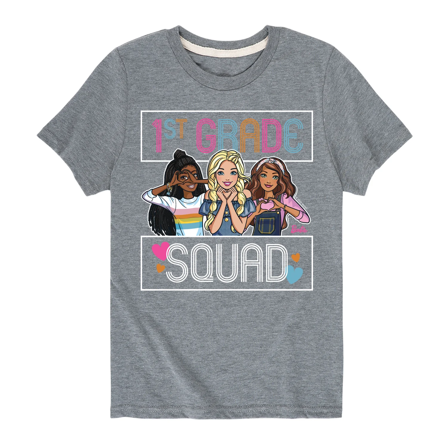 Barbie - Back To School - 1st Grade Squad - Toddler And Youth Short Sleeve Graphic T-Shirt - Image 7