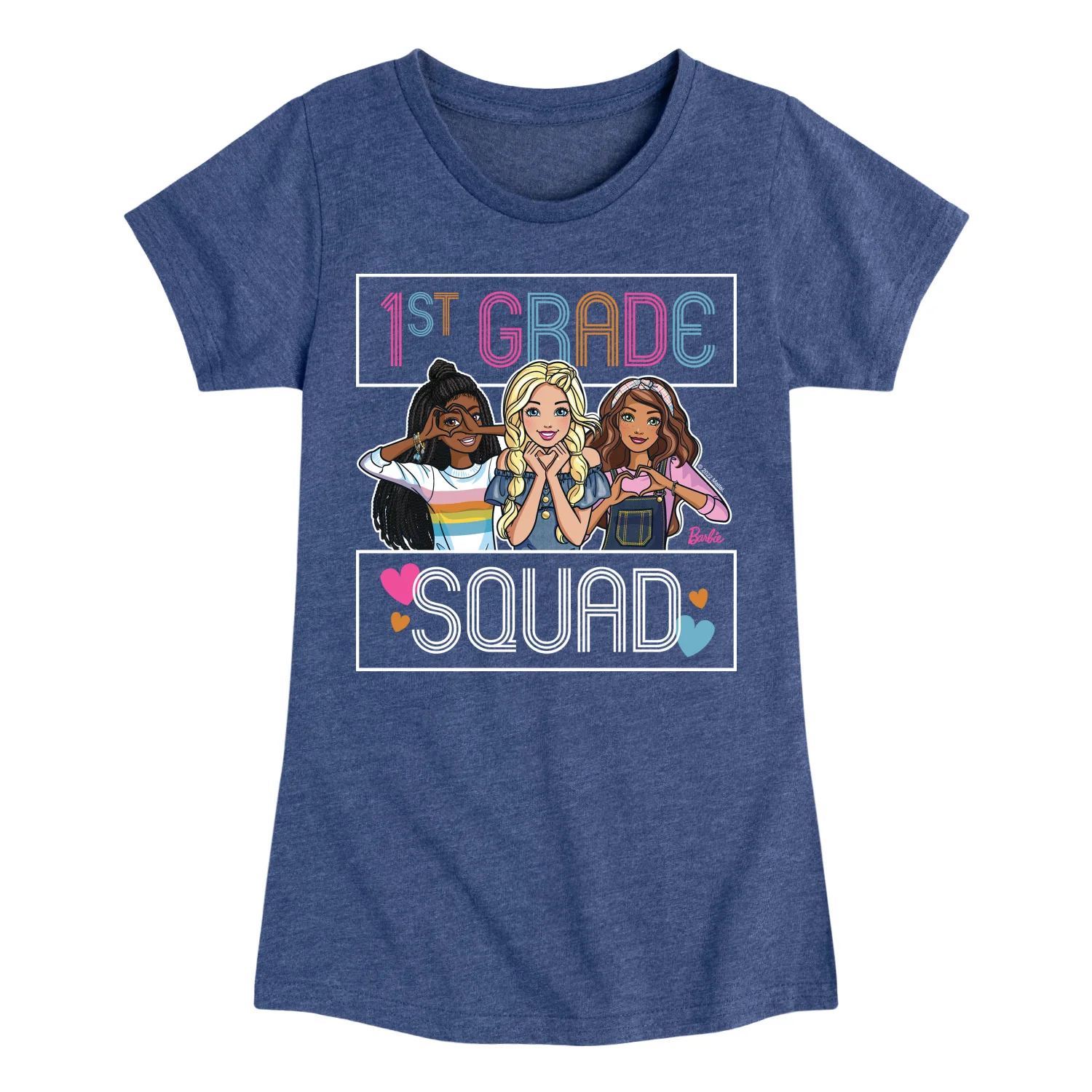 Barbie - Back To School - 1st Grade Squad - Toddler And Youth Girls Short Sleeve Graphic T-Shirt - Image 2