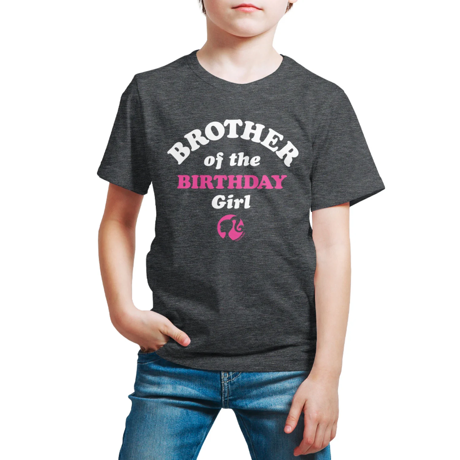 Barbie - Brother of The Birthday Girl - Toddler and Youth Short Sleeve Graphic T-Shirt
