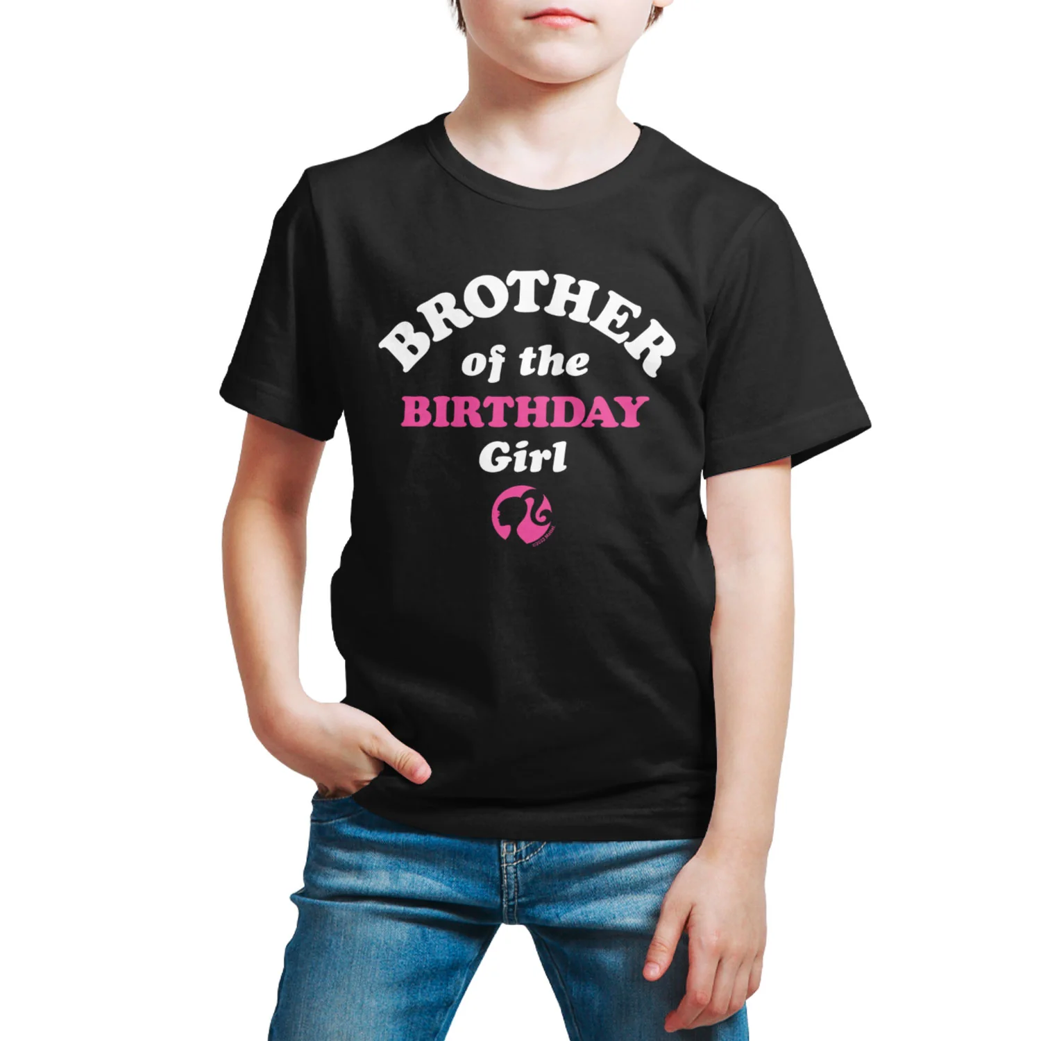 Barbie - Brother of The Birthday Girl - Toddler and Youth Short Sleeve Graphic T-Shirt - Image 2