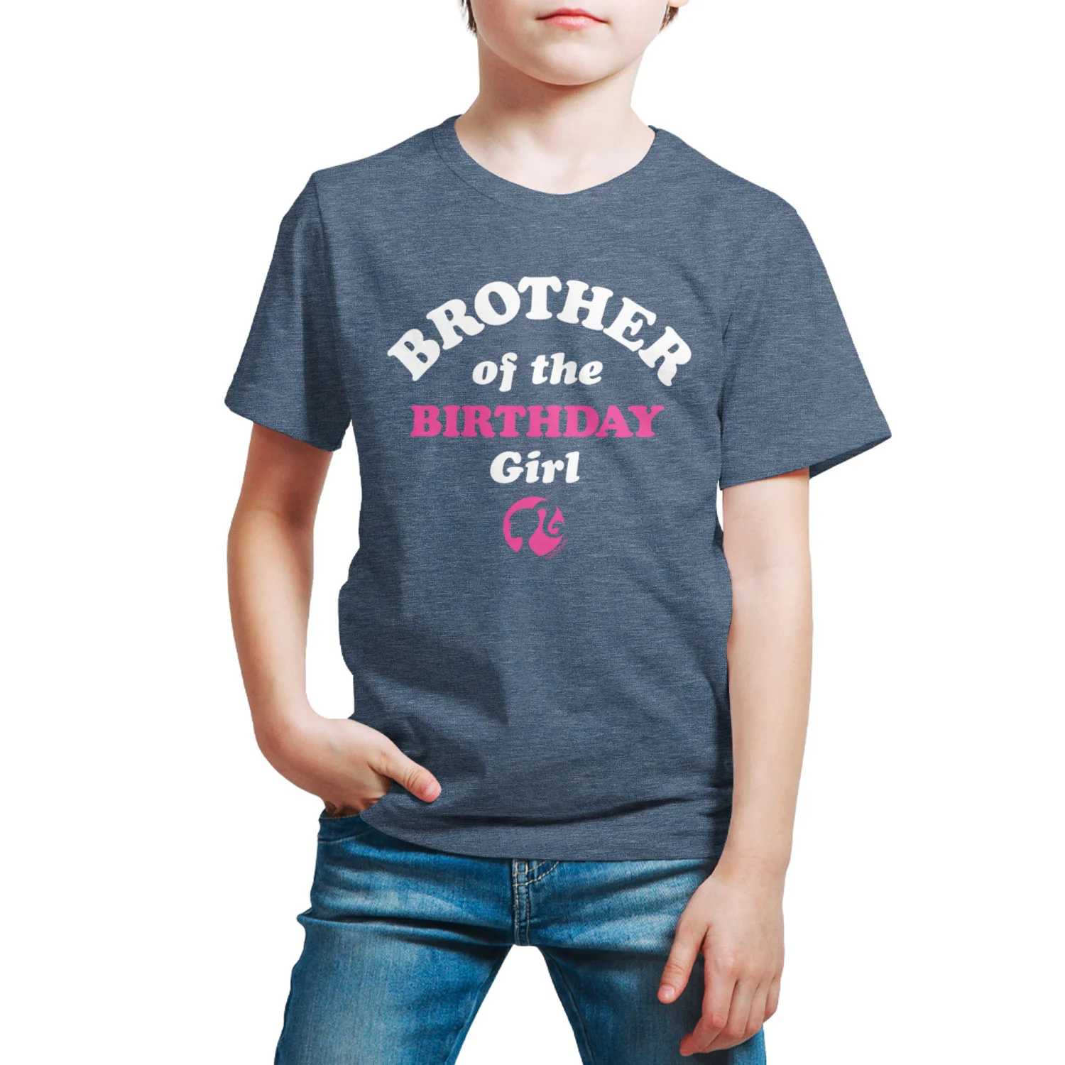Barbie - Brother of The Birthday Girl - Toddler and Youth Short Sleeve Graphic T-Shirt - Image 3