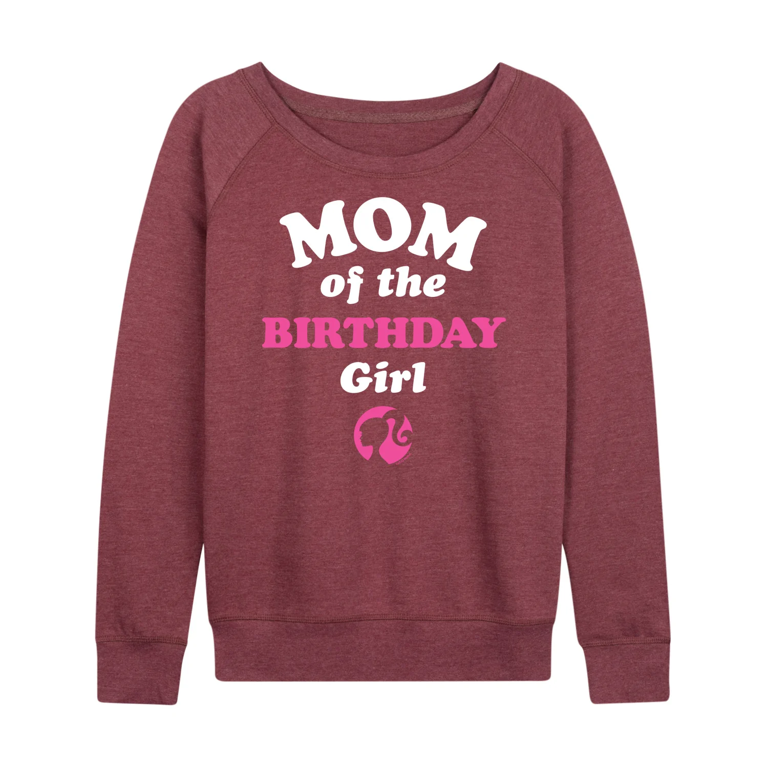 Barbie - Mom of The Birthday Girl - Women's Lightweight French Terry Long Sleeve Shirt - Image 5