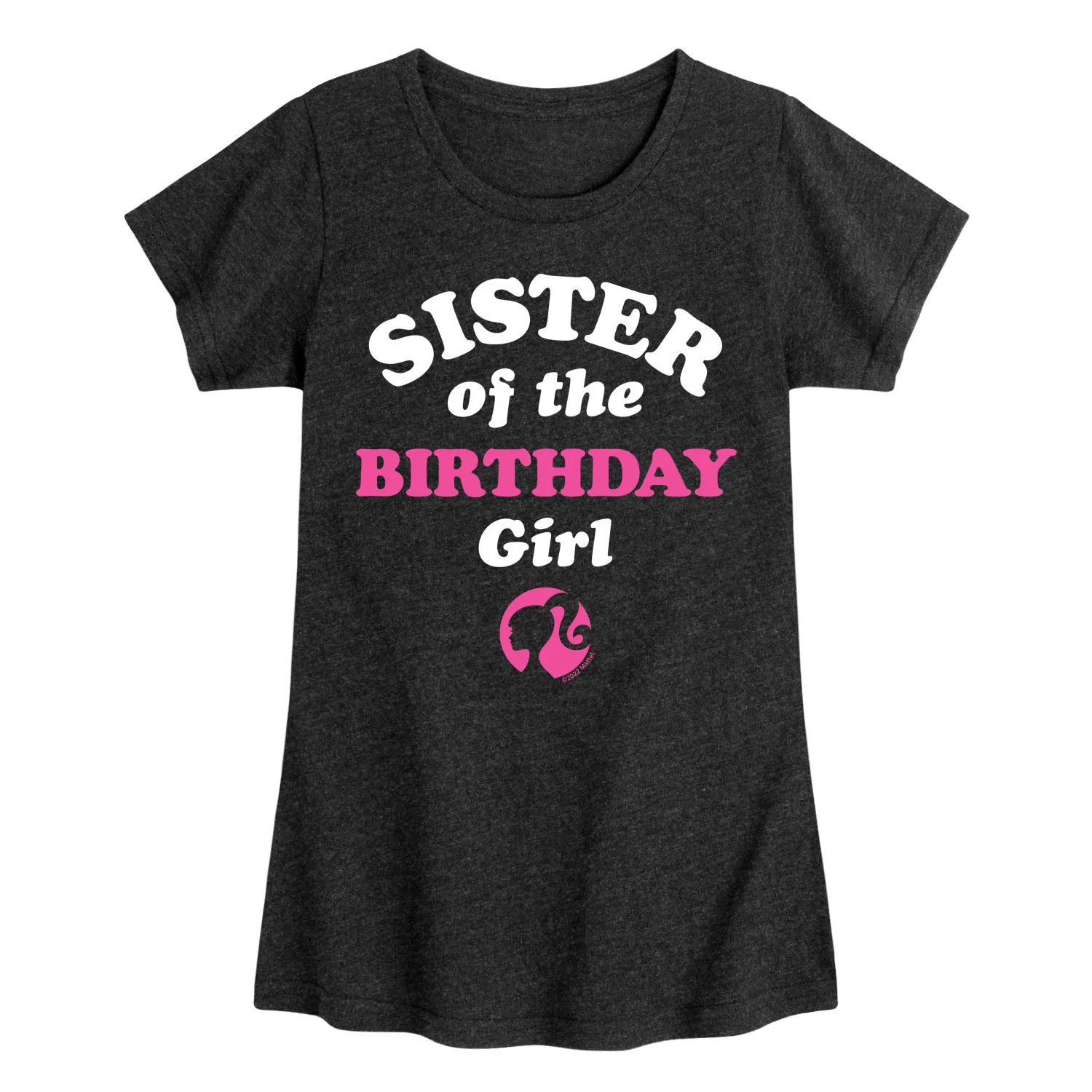 Barbie - Sister of The Birthday Girl - Toddler And Youth Girls Short Sleeve Graphic T-Shirt - Image 2