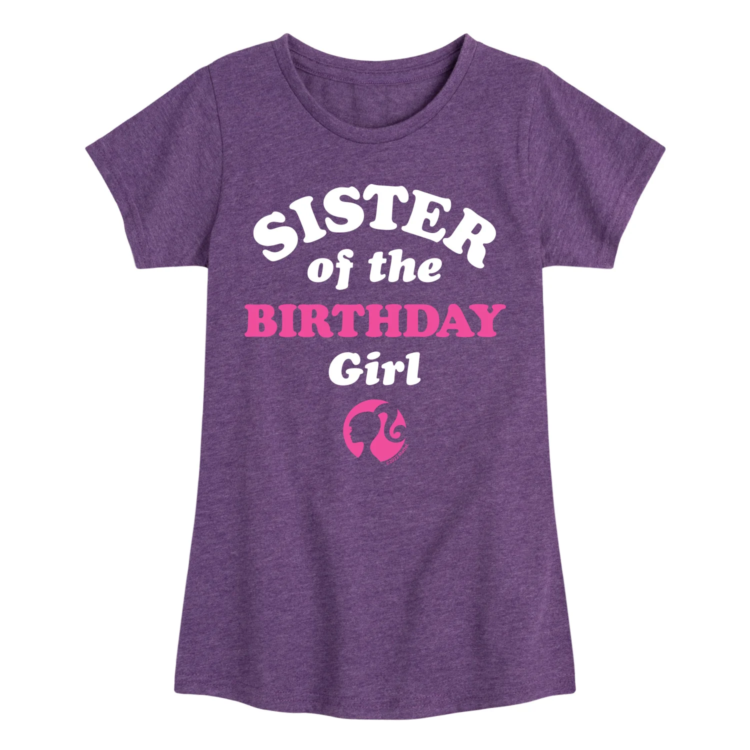 Barbie - Sister of The Birthday Girl - Toddler And Youth Girls Short Sleeve Graphic T-Shirt - Image 4