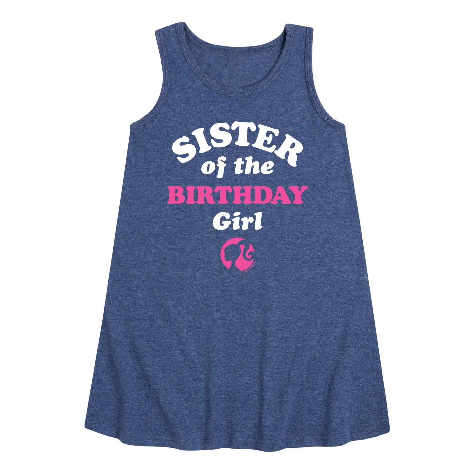 Barbie - Sister of The Birthday Girl - Toddler and Youth Girls A-line Dress - Image 2