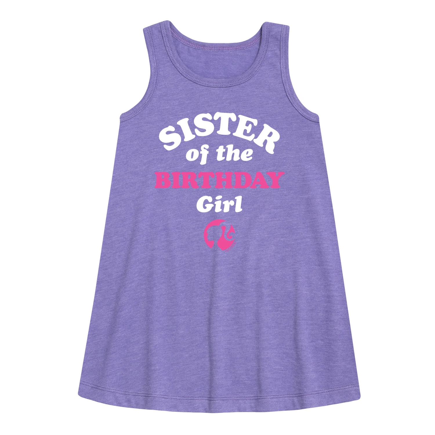 Barbie - Sister of The Birthday Girl - Toddler and Youth Girls A-line Dress - Image 3