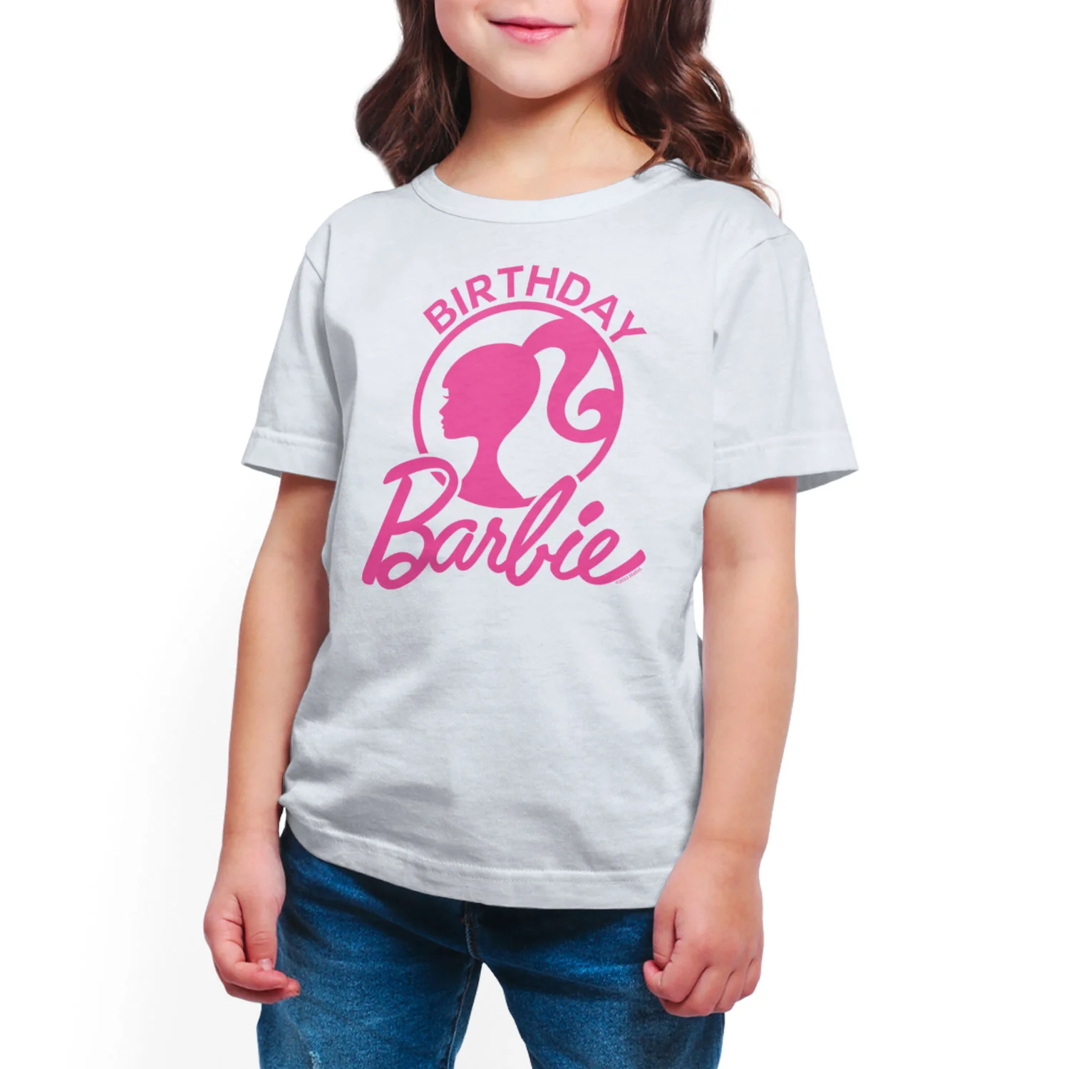 Barbie - Birthday - Toddler And Youth Girls Short Sleeve Graphic T-Shirt