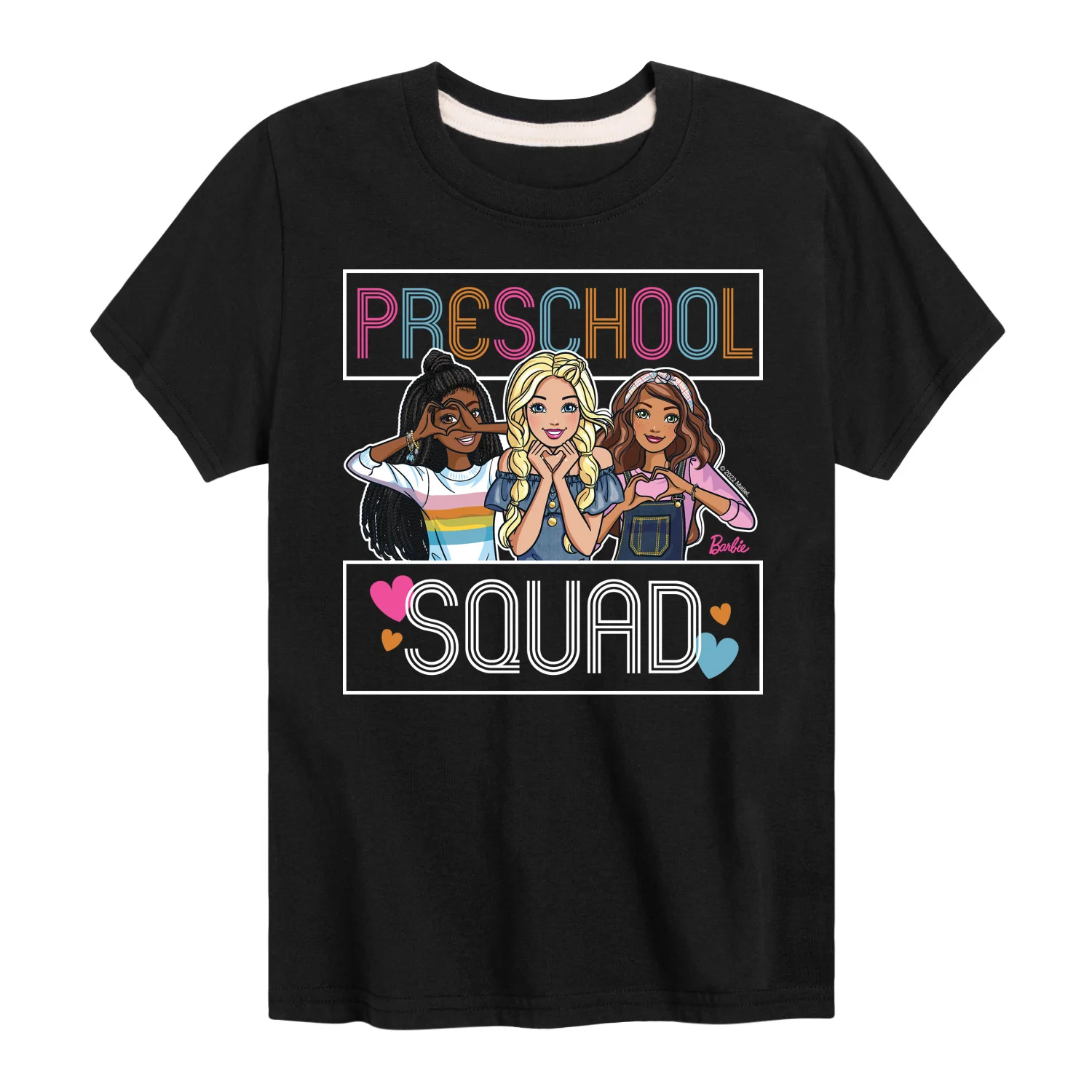 Barbie - Back To School - Preschool Squad - Toddler And Youth Short Sleeve Graphic T-Shirt - Image 3