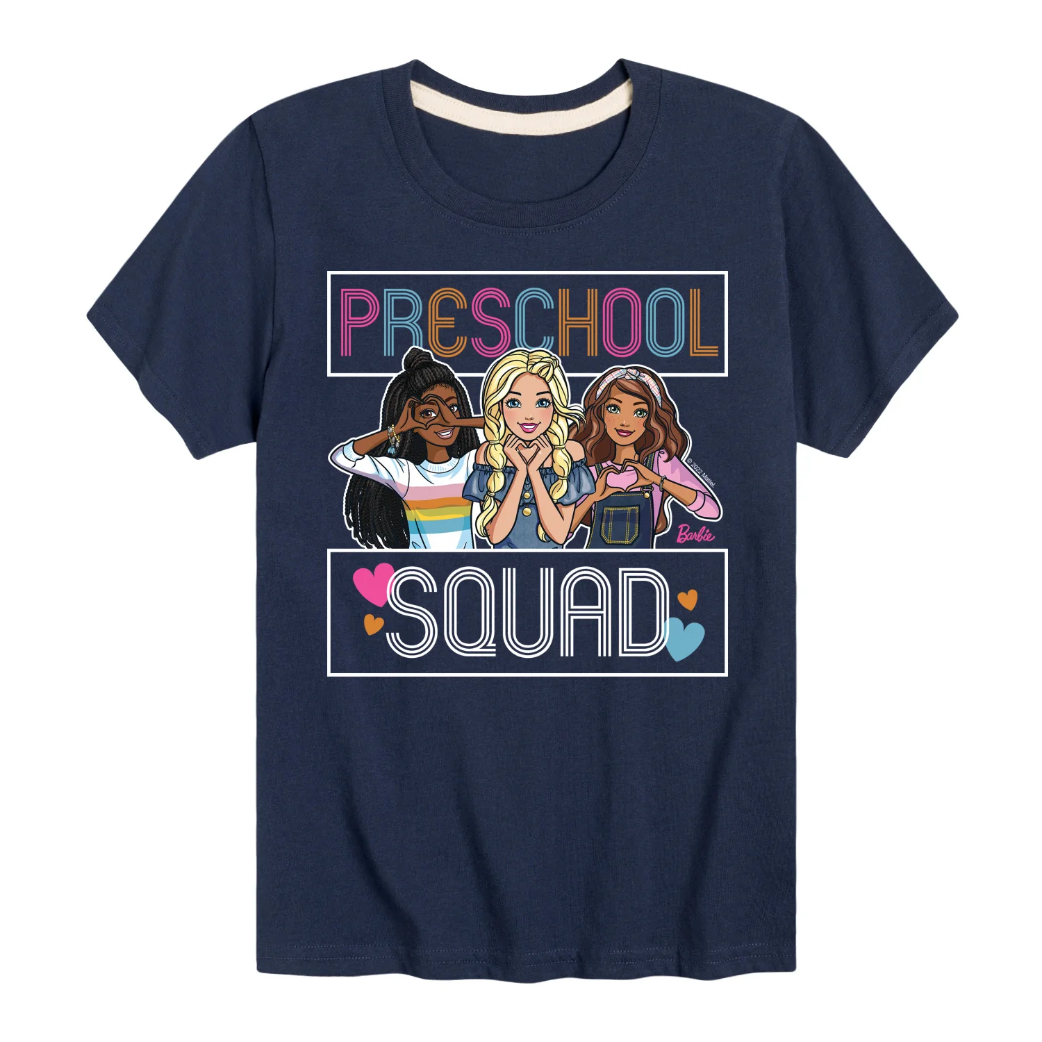 Barbie - Back To School - Preschool Squad - Toddler And Youth Short Sleeve Graphic T-Shirt - Image 4
