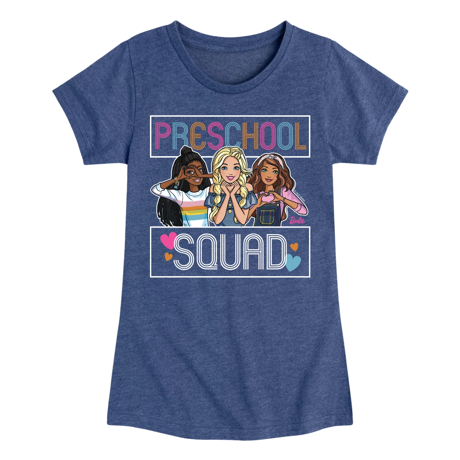 Barbie - Back To School - Preschool Squad - Toddler And Youth Girls Short Sleeve Graphic T-Shirt - Image 2