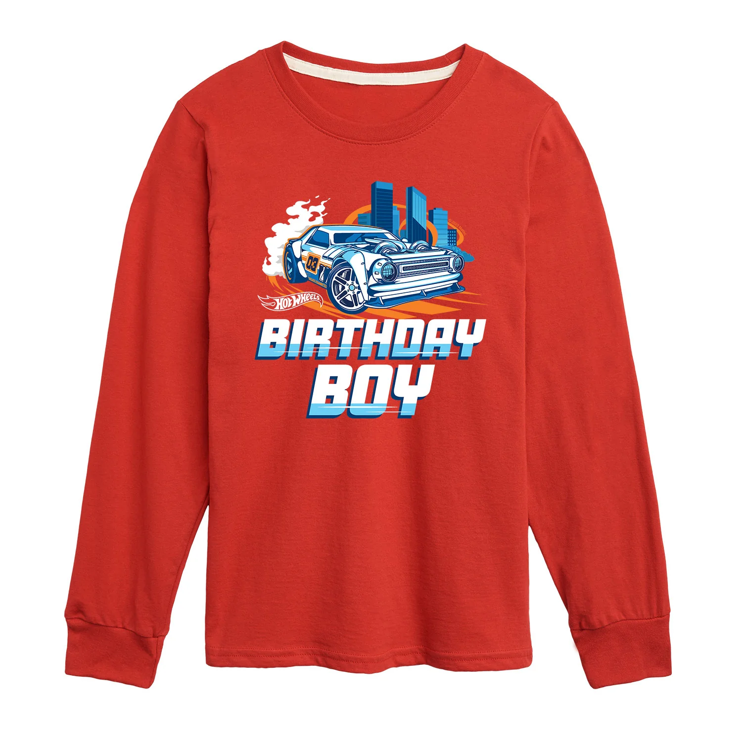 Hot Wheels - Birthday Boy - Toddler And Youth Long Sleeve Graphic T-Shirt - Image 4