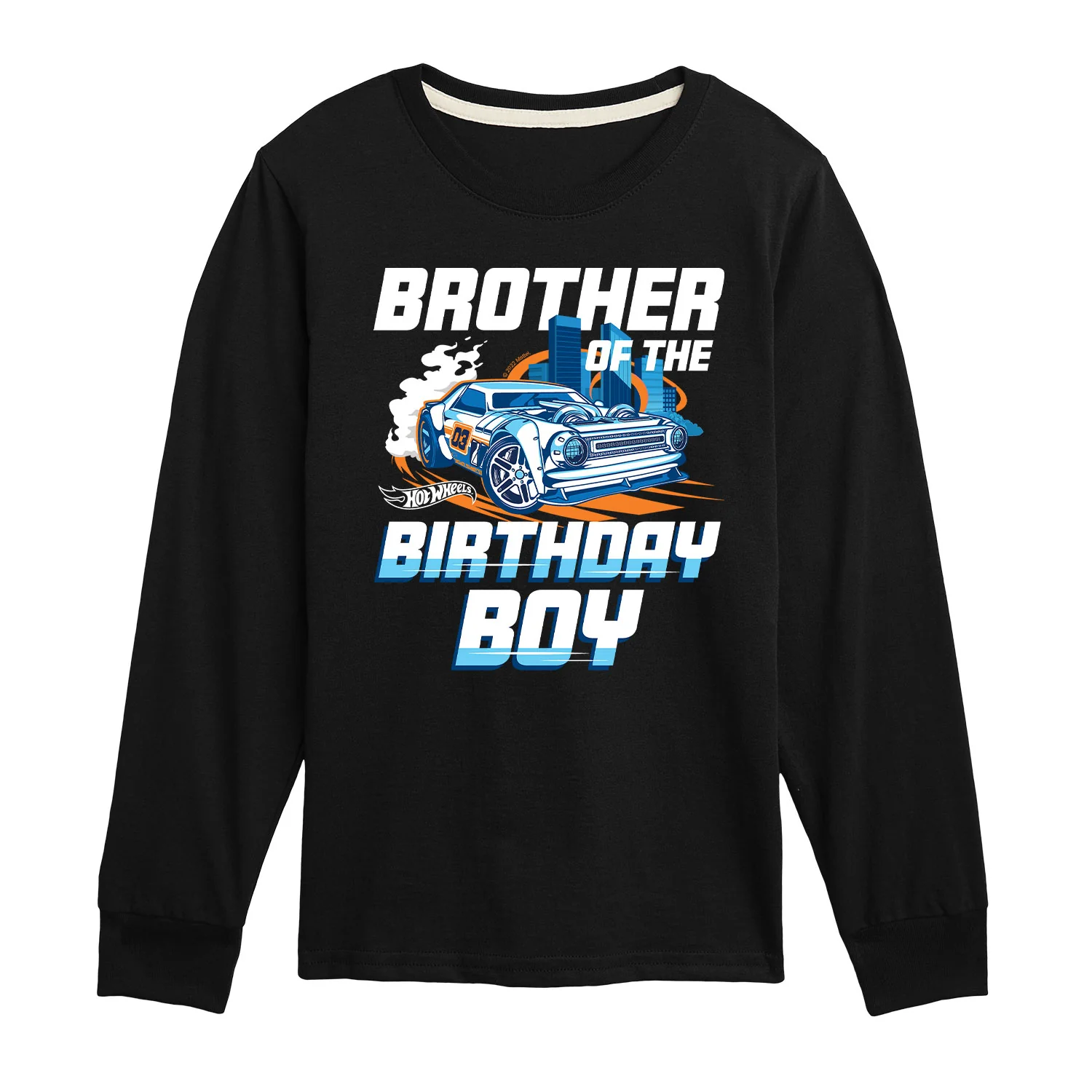 Hot Wheels - Brother Of Birthday Boy - Toddler And Youth Long Sleeve Graphic T-Shirt - Image 2